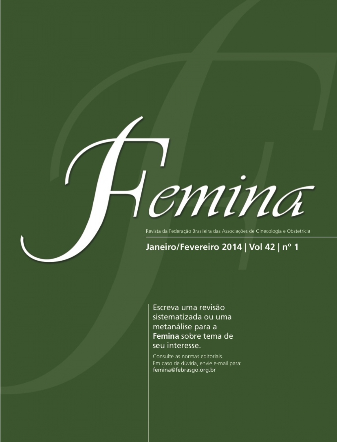 Revista Femina – 2014 | vol 42 | nº 1