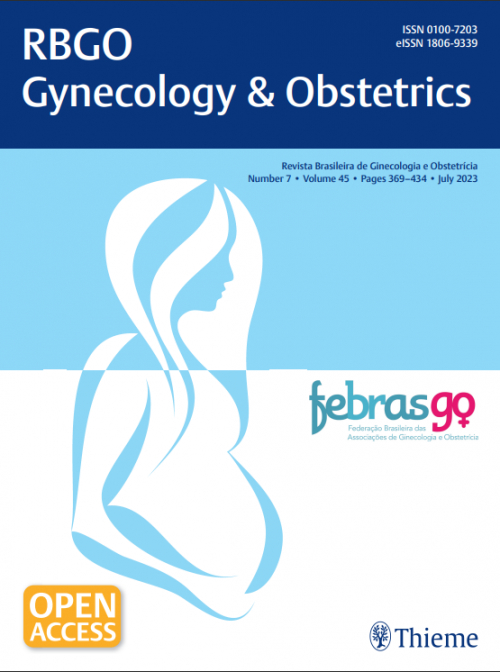 REVISTA BRASILEIRA DE GINECOLOGIA E OBSTETRÍCIA - 2023 VOL. 45 Nº 7