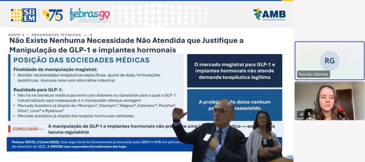 FEBRASGO participa de reuni&atilde;o com a Anvisa ao lado da SBEM