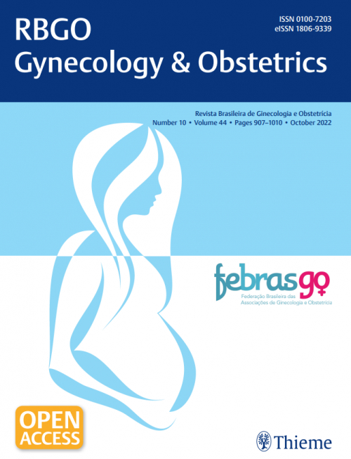 REVISTA BRASILEIRA DE GINECOLOGIA E OBSTETRÍCIA - 2022 VOL. 44 Nº 10