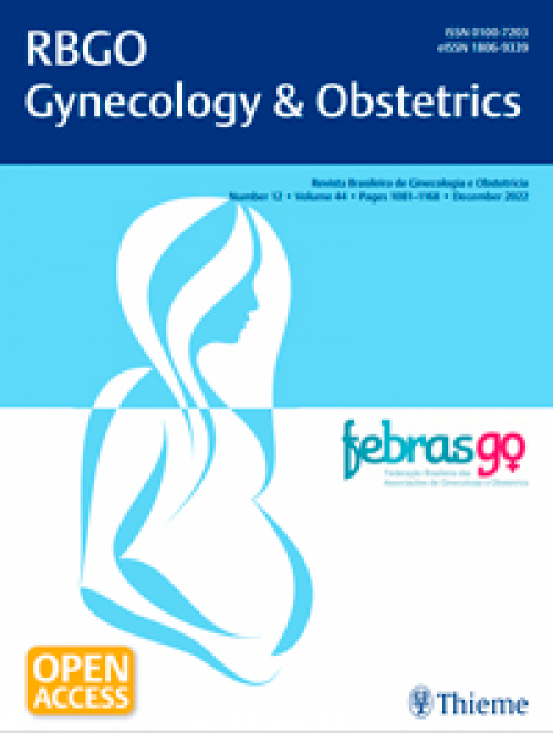 REVISTA BRASILEIRA DE GINECOLOGIA E OBSTETRÍCIA - 2022 VOL. 44 Nº 11