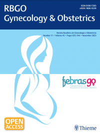 REVISTA BRASILEIRA DE GINECOLOGIA E OBSTETRÍCIA - 2023 VOL. 45 Nº 11