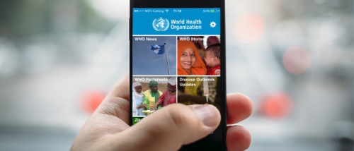 Baixe no seu celular o aplicativo oficial da organização mundial de saúde o “WHO Info” (World Health Organization)