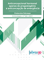  Anticoncepcional hormonal apenas de progestagênio e anticoncepção de emergência