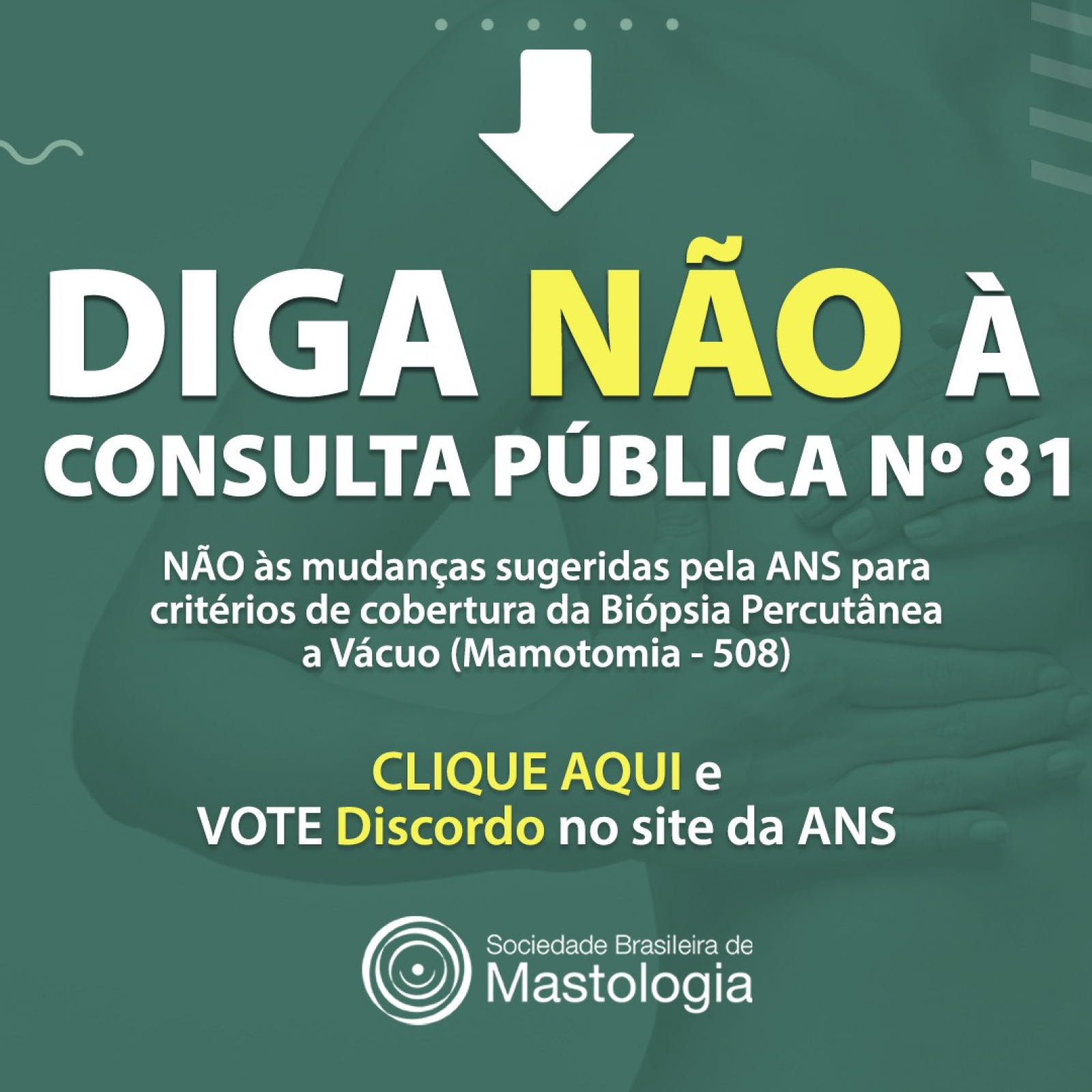 Consulta Pública Nº 81 da ANS – Atualização do Rol para Cobertura Obrigatória da Mamotomia.