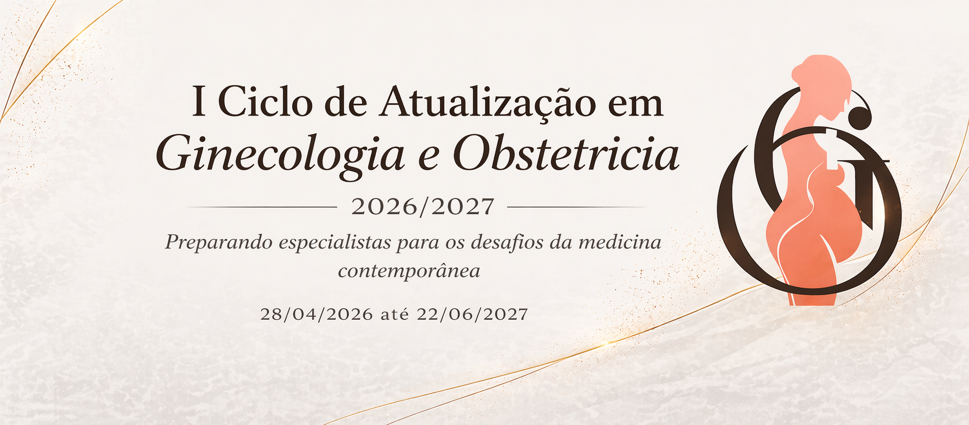 Banner Ciclo de Atualização em Ginecologia e Obstetrícia 2026/2027